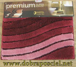 Dywanik łazienkowy 50/60 Premium-07 Kolor bordo